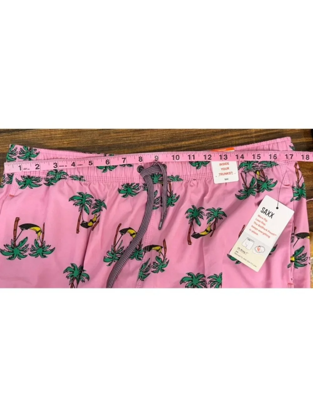 SAXX Oh Buoy XL 2N1 Swim Trunks Mens 7” Inseam Banana Hammocks Lined Liner